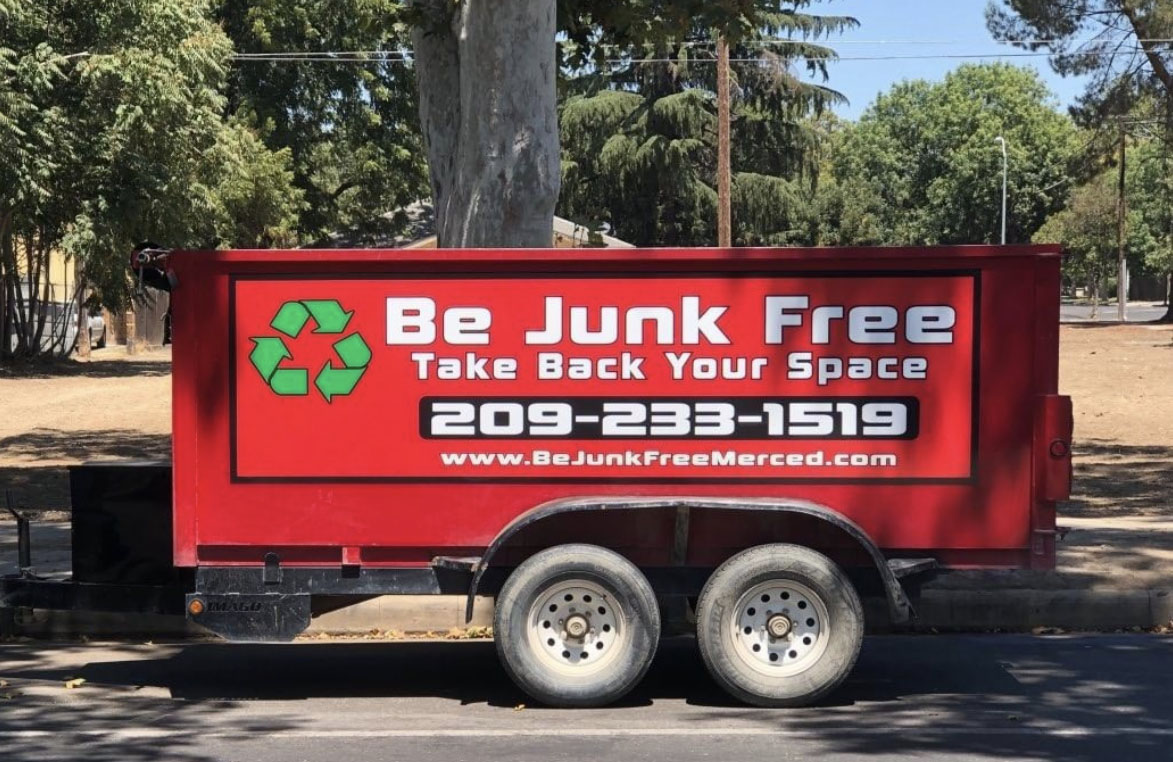 got junk to remove - be junk free trailer